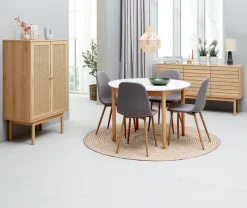 Skænk HALMBY 3 låger egefarve