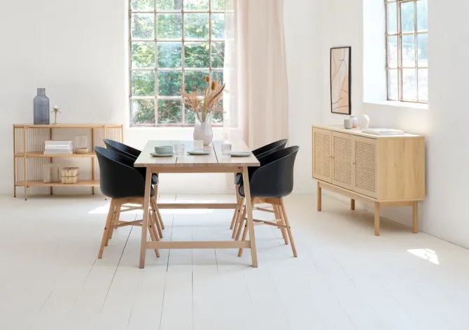 Skænk HALMSTAD 3 låger eg