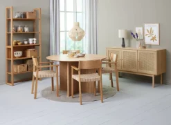 Skænk HALMSTAD 3 låger eg