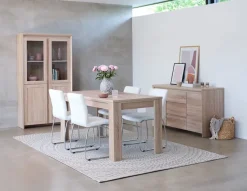 Skænk HASLUND 2 låger 3 skuffer eg