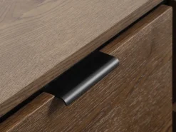 Skænk HORNBORG 2 låger 3 skuffer mørk eg