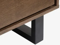 Skænk HORNBORG 2 låger 3 skuffer mørk eg