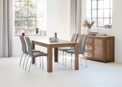 Skænk JUNGEN 2 låger 3 skuffer vild eg farve