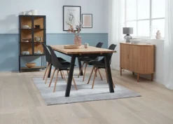 Skænk LYNGVIG 120 cm 2 jalousilåger eg natur