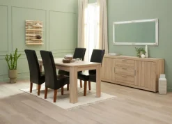 Skænk RINDSHOLM 2 låger 3 skuffer egefarve