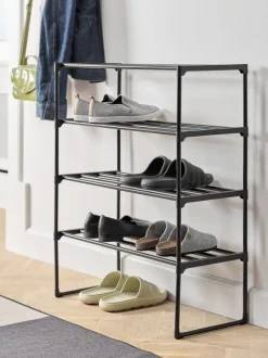 Skoreol BORNHOLM 4 hylder sort