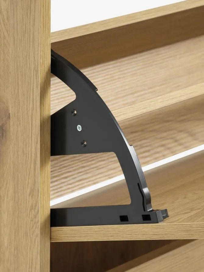 Skoskab BAKHUSE 3 rum egefarve