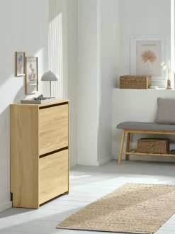 Skoskab BAKHUSE 2 rum egefarve