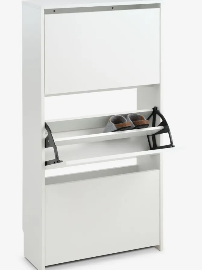 Skoskab BAKHUSE 3 rum hvid