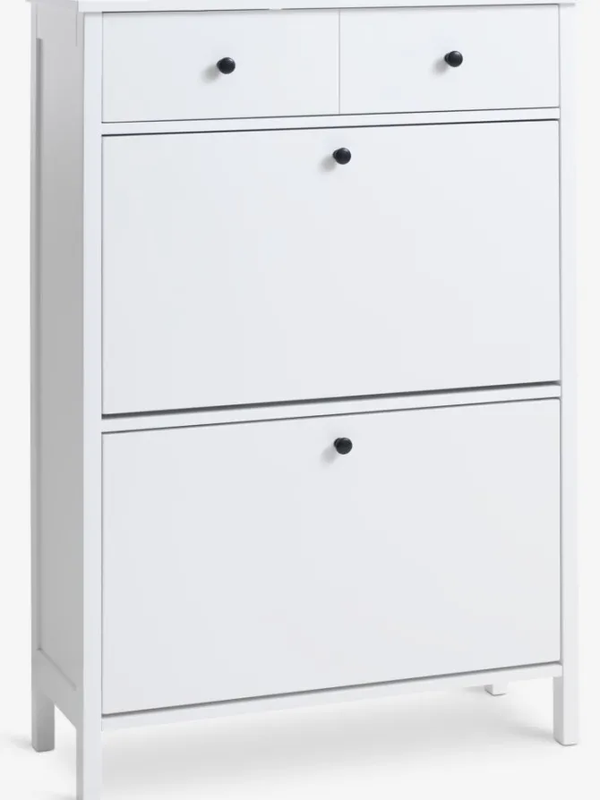 Skoskab TERPET 2 rum hvid