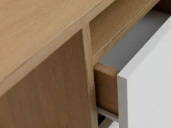 Skrivebord BILLUND 54x120 eg/hvid