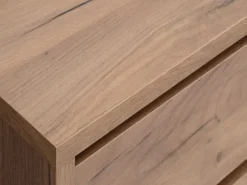 Skrivebord LIMFJORDEN 60x120 4 skuffer eg naturfarve