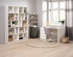 Skrivebord LIMFJORDEN 60x120 4 skuffer hvid