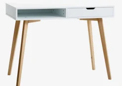 Skrivebord TAMHOLT 50x100 hvid/natur