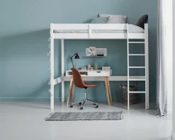 Skrivebord TAMHOLT 50x100 hvid/natur