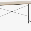 Skrivebord VANDBORG 60x120 eg/sort