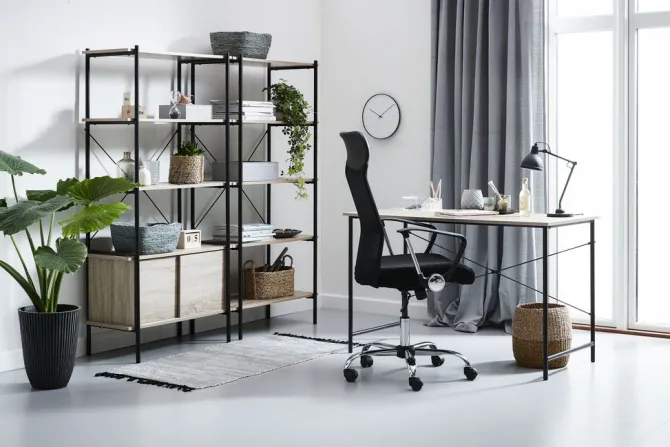 Skrivebord VANDBORG 60x120 eg/sort