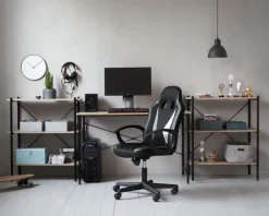 Skrivebord VANDBORG 60x120 eg/sort