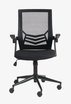 Skrivebordsstol ASPERUP sort mesh/sort stof