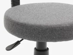 Skrivebordsstol MULDBJERG mørkegråt stof/sort