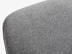 Skrivebordsstol MULDBJERG mørkegråt stof/sort