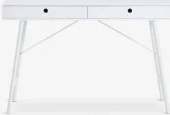 SkrivebordSTENVAD 48x120 2 skuffer hvid