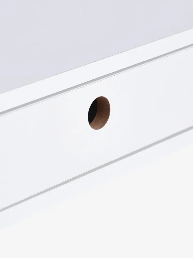 SkrivebordSTENVAD 48x120 2 skuffer hvid