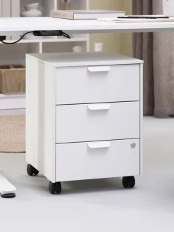 Skuffesektion KLINTHOLM 3 skuffer hvid