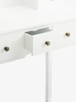 Sminkebord MALLING m/spejl 5 skuffer hvid