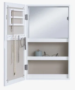 Smykkeskab MALLING m/spejl hvid