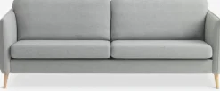 Sofa AARHUS 3-pers. lysegråt stof