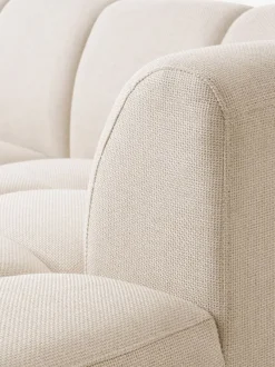 Sofa ALLESE chaiselong højrevendt beige stof