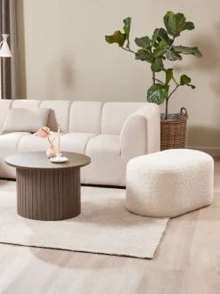 Sofa ALLESE chaiselong venstrevendt beige stof