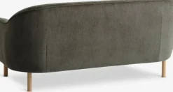 Sofa BREDAL 2,5-pers. olivengrønt stof/egefarve