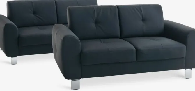 Sofa DAMHALE 3-pers. sort