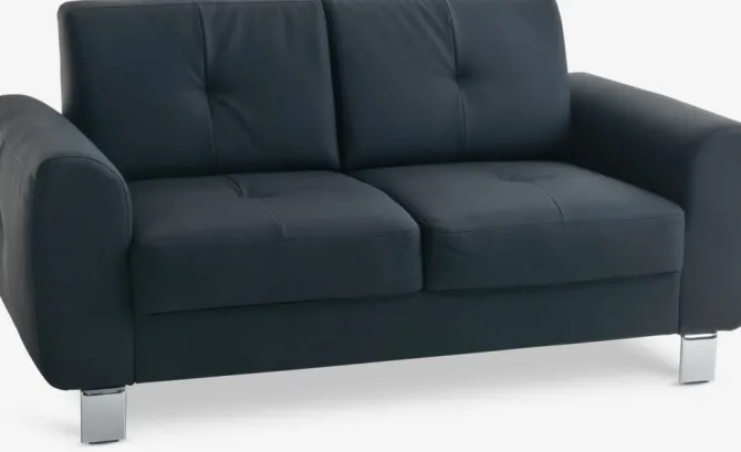 Sofa DAMHALE 2-pers. sort