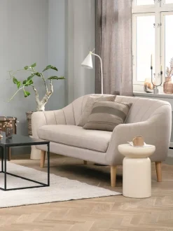 Sofa EGEDAL 2.5-pers. beige stof/egefarve