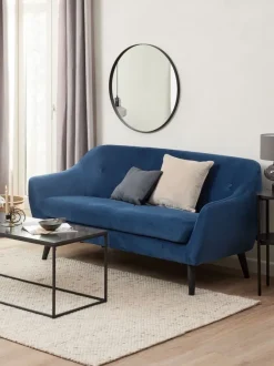 Sofa EGEDAL 2.5-pers. mørkeblå velour