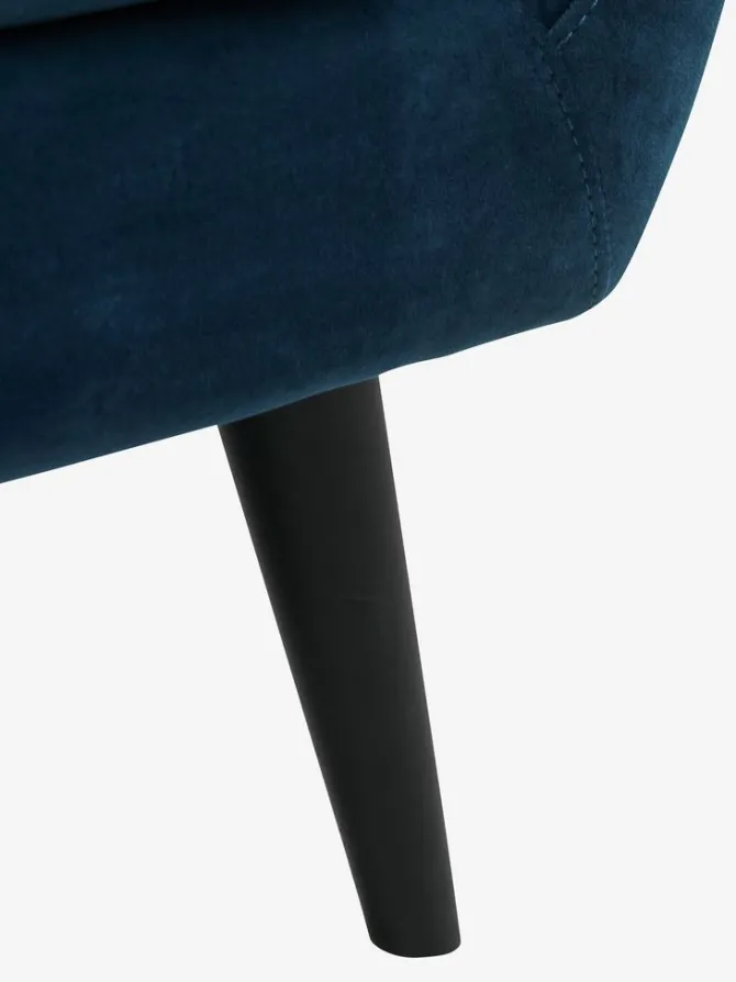 Sofa EGEDAL 2.5-pers. mørkeblå velour