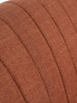 Sofa EGEDAL 2.5-pers. terrakottafarvet stof/egefarve