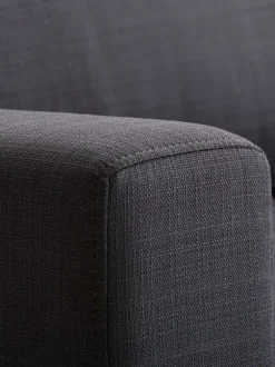 Sofa EGENSE 3-pers. mørkegråt stof