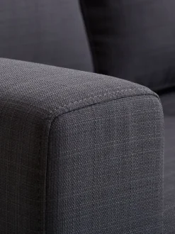 Sofa EGENSE 2-pers. mørkegråt stof