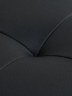 Sofa FALSLEV chaiselong sort kunstlæder