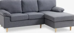 Sofa GEDVED chaiselong grå