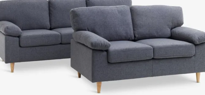 Sofa GEDVED 2-pers. grå