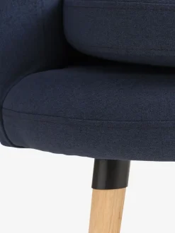 Sofa GISTRUP 3-pers. mørkeblåt stof