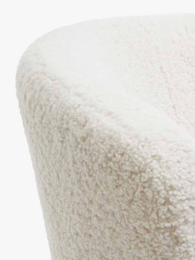 Sofa GISTRUP 2-pers. råhvid teddy