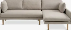 Sofa HVIDBJERG chaiselong sand