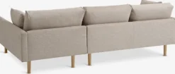 Sofa HVIDBJERG chaiselong sand