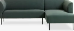 Sofa KARE chaiselong højrevendt mørkegrøn